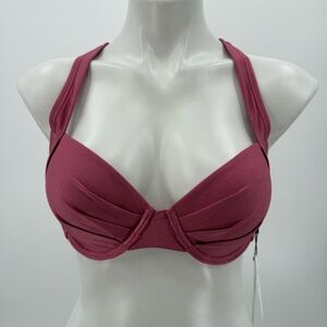 Calvin Klein Mauve Convertible Bikini Top